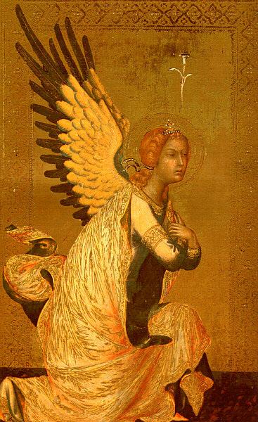 Simone Martini The Angel of the Annunciation oil painting picture